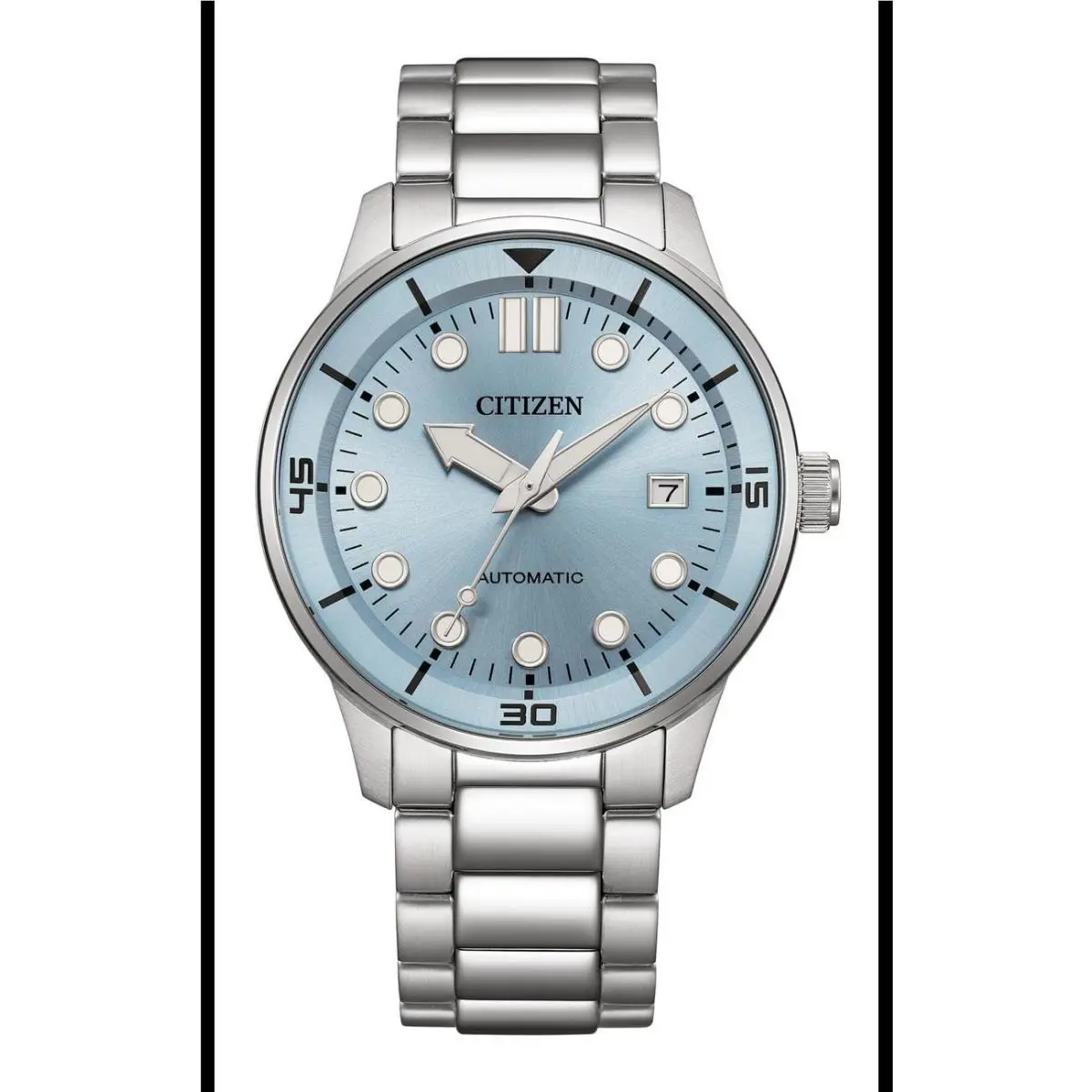 Citizen NJ0191-83L Automatic Men`s Watch 40mm Stainless Steel Blue Dial