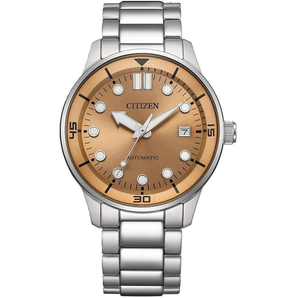 Citizen NJ0191-83X Automatic Men`s Watch 40mm Stainless Steel Green Dial