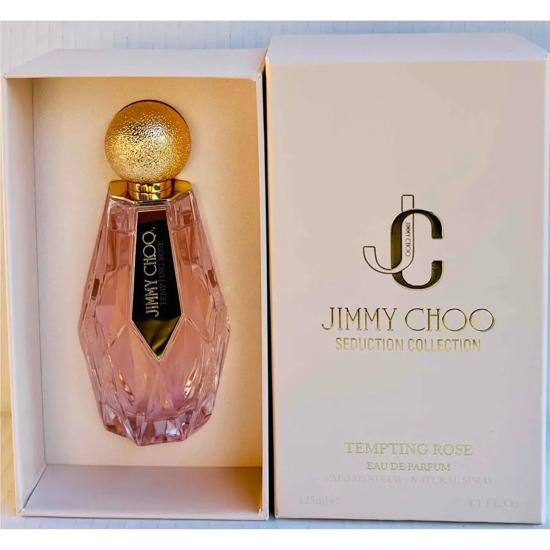 Jimmy Choo Tempting Rose Seduction Collection Edp Perfume 4.1 OZ/125mL Htf
