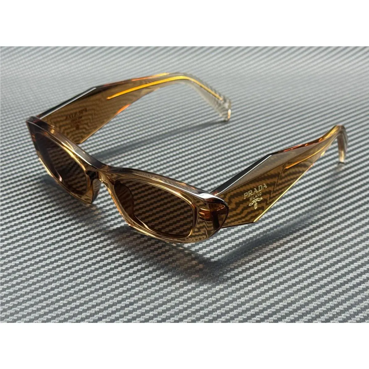Prada PR B16S 28E90Q Chocolate Brown Women`s 50 mm Sunglasses