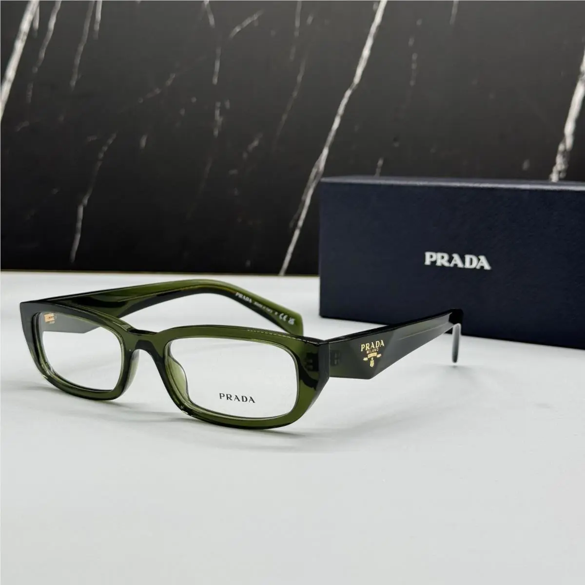 Prada PRB05V 19Z1O1 Bottle Unisex Eyeglasses PR B05V 19Z1O1 Vpr B05 19Z1O1