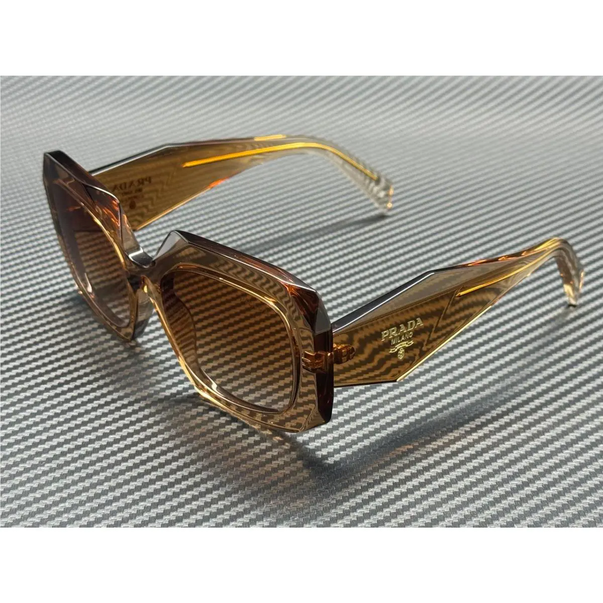 Prada PR B23S 28E50S Chocolate Brown Gradient Women`s 54 mm Sunglasses