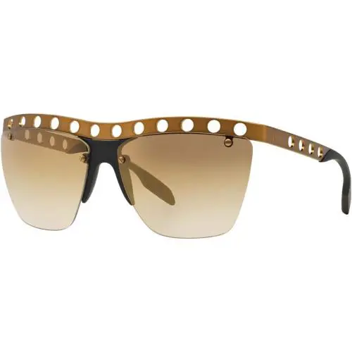 Prada PR53RS TWF2G2 Sunglasses 62mm Brushed Bronze / Brown Mirror Gold Lens