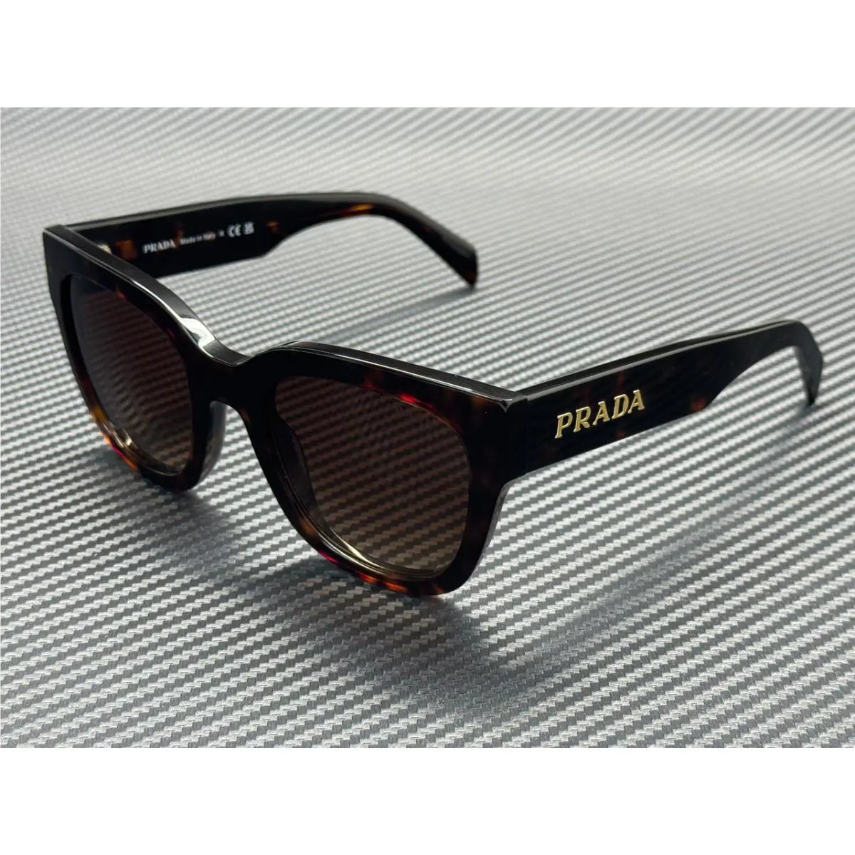 Prada PR C04S 17N80A Root Tortoise Brown Gradient Women`s 52 mm Sunglasses