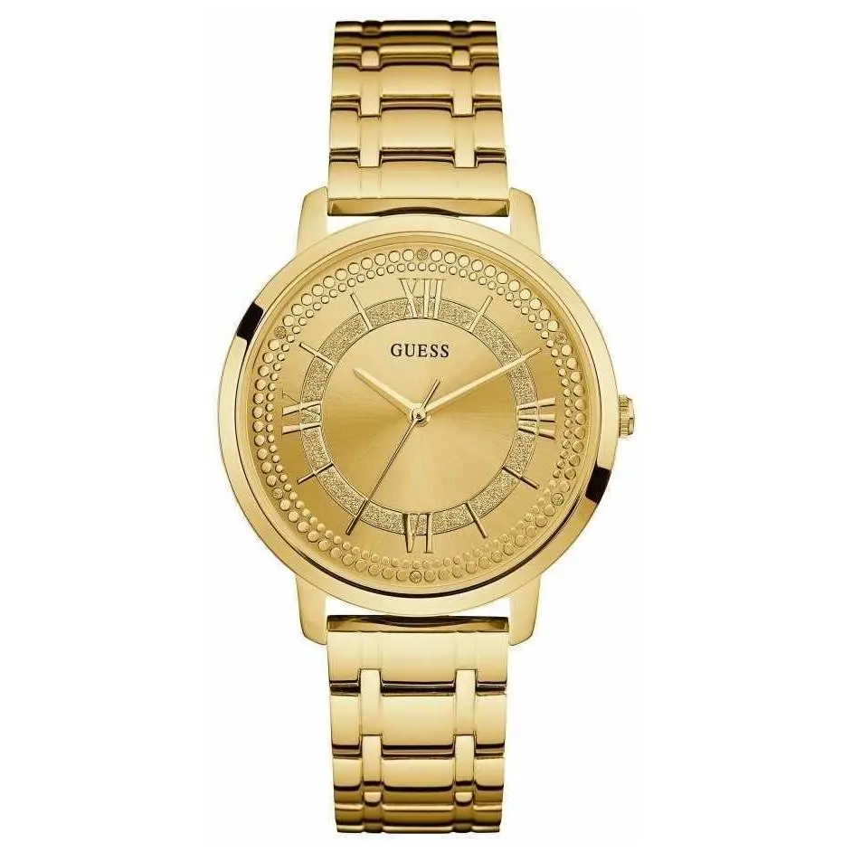 Women Assorted W0933L1 W0933L2 W0933L5 Round Dial Stainless Band Watch Gold by Guess