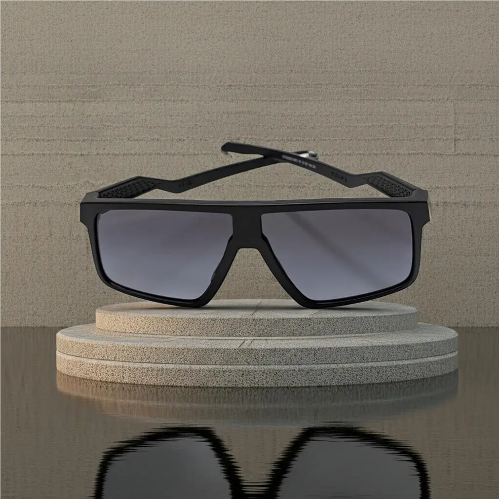 Helux Sunglasses Matte Black Frame Prizm Grey Gradient Lens by Oakley