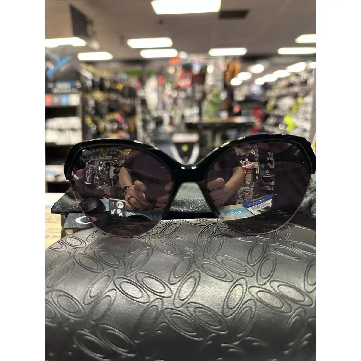 Oakley Trailing Point Sunglasses Black Prizm Black Lens