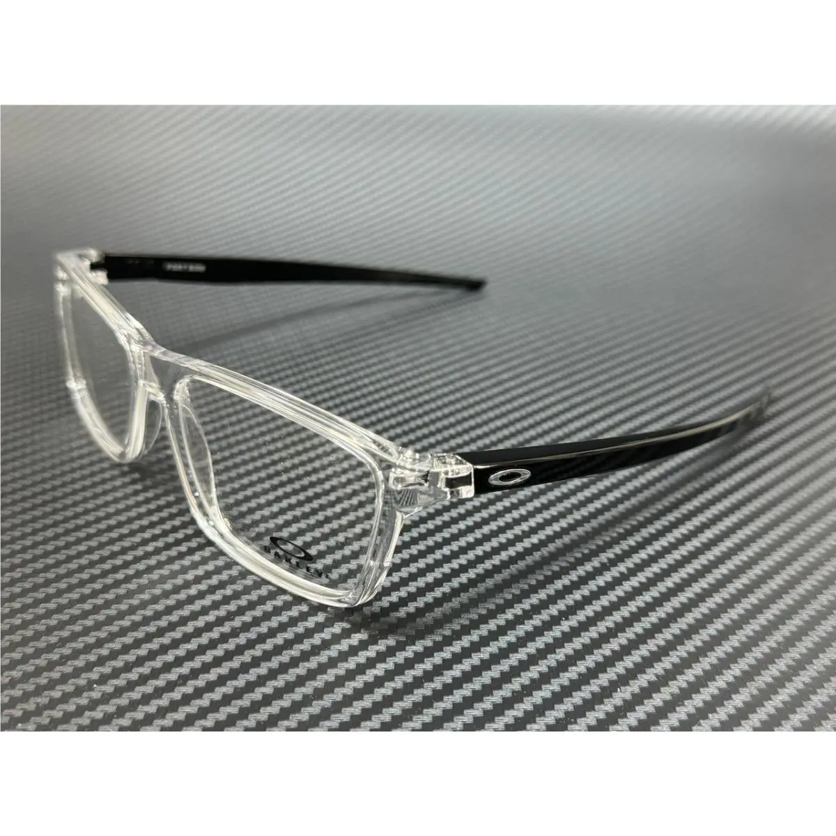 Oakley OX8164 0257 Polished Clear Men`s 57 mm Eyeglasses