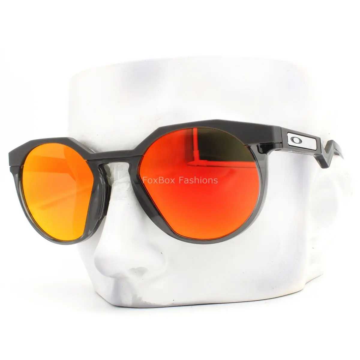 Hstn Sunglasses Matte Carbon Crystal Gray Prizm Ruby OO9242-0252 W/pouch by Oakley