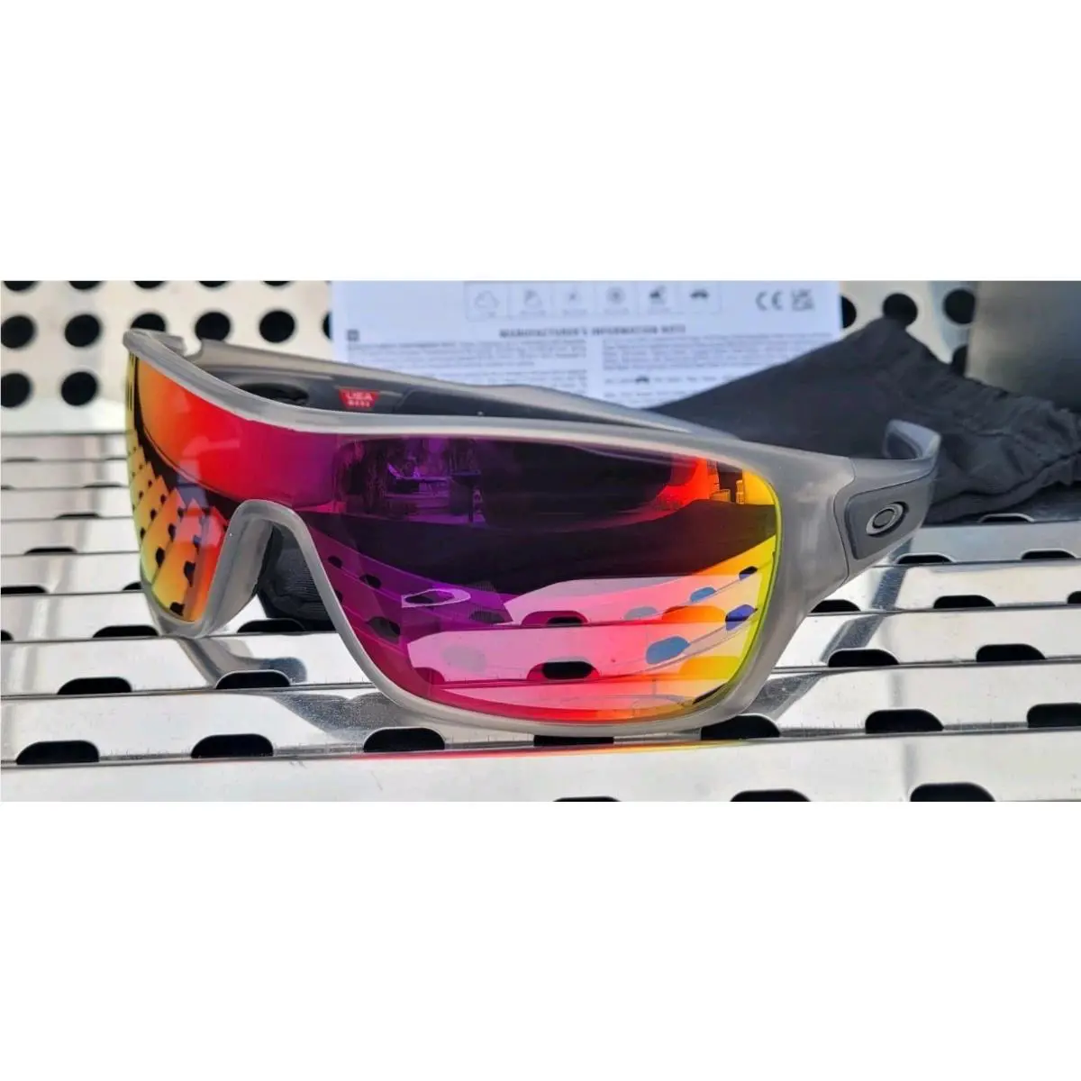 Turbine Rotor 9307-3032 Sunglasses Matte Trans Grey Ink W/prizm Road by Oakley