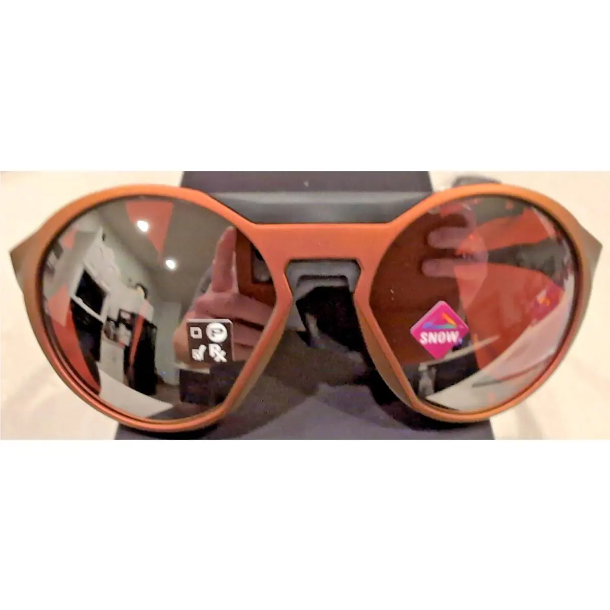 Clifden Mvp Matte Red/gold Shift Prizm Snow by Oakley