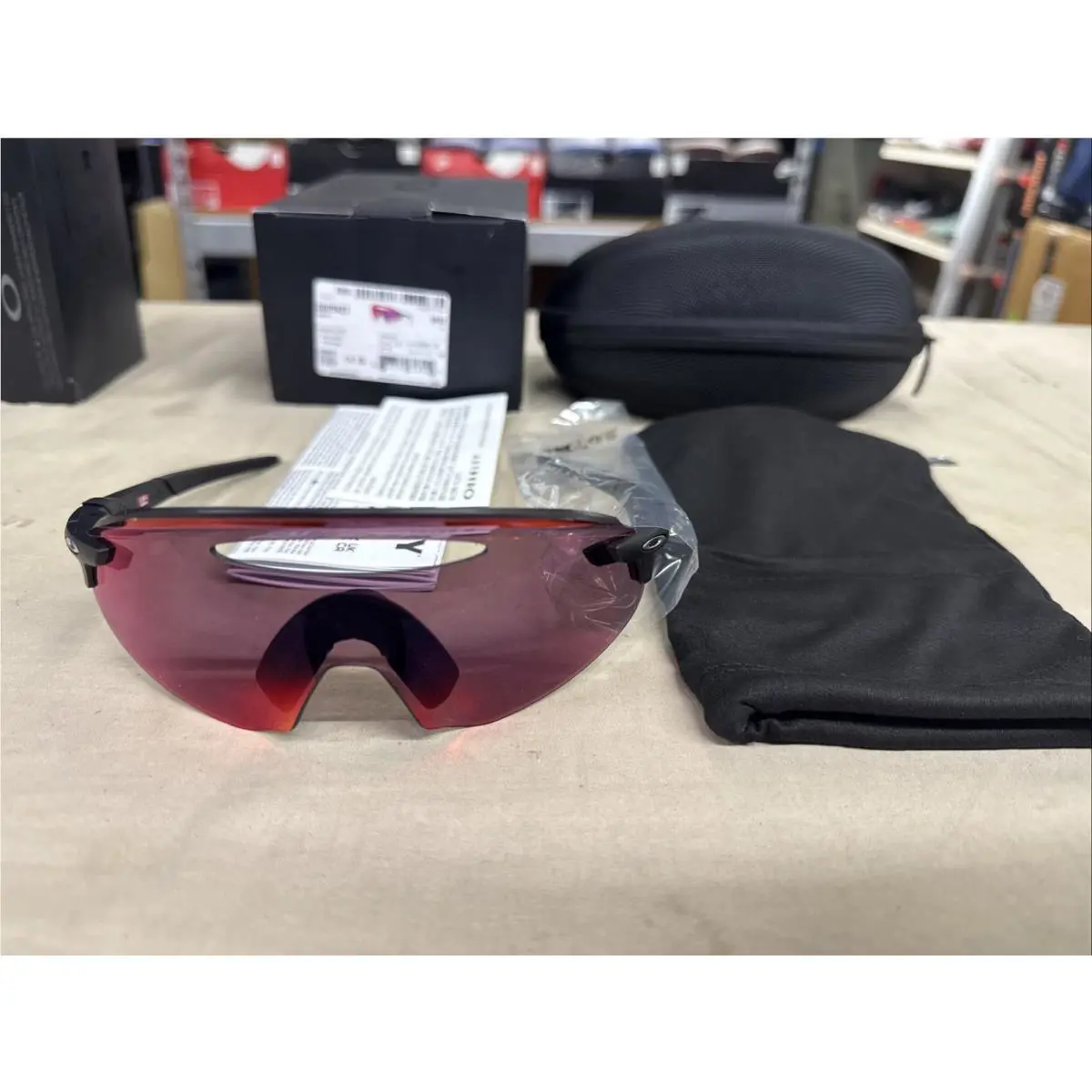 Oakley Encoder Ellipse 9407 Black Prizm Road Wrap Sunglasses 8450