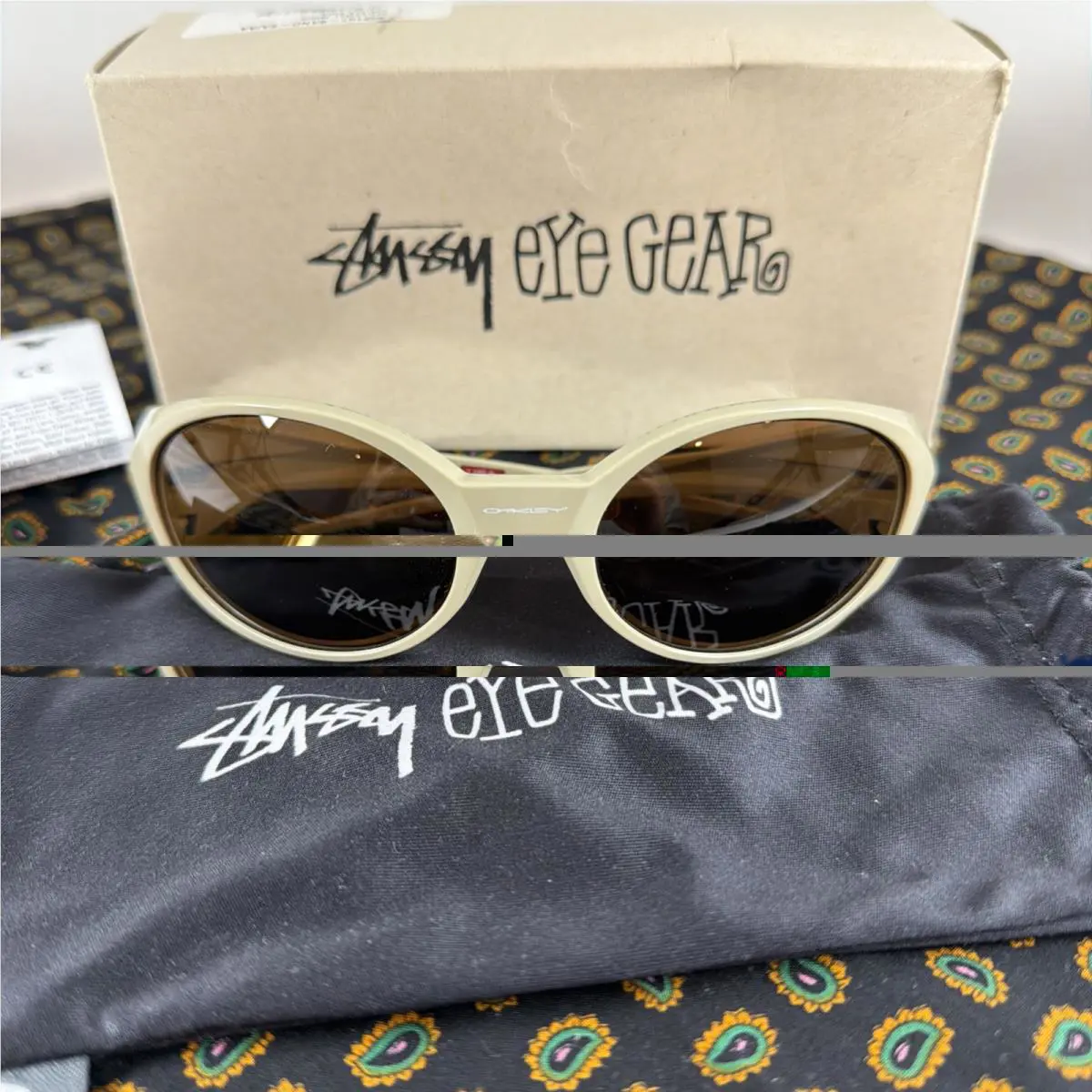 Stüssy X  Sunglasses Eye Jacket Sand by Oakley