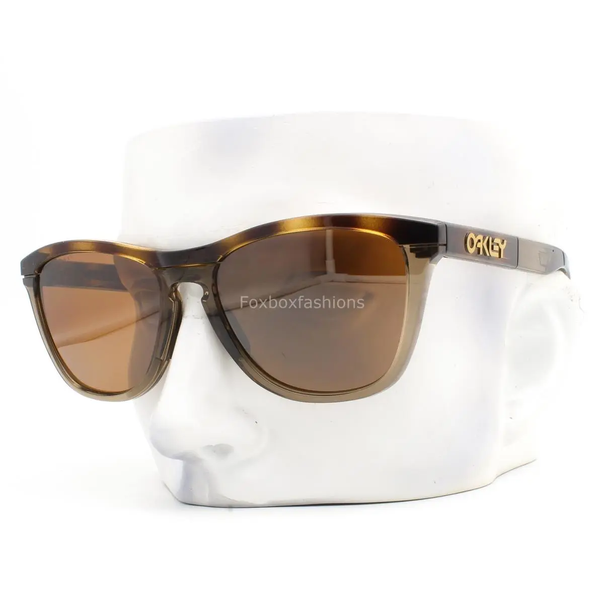 Oakley Frogskins Sunglasses Brown Havana on Smoke Polarized OO9284-0755 W/pouch
