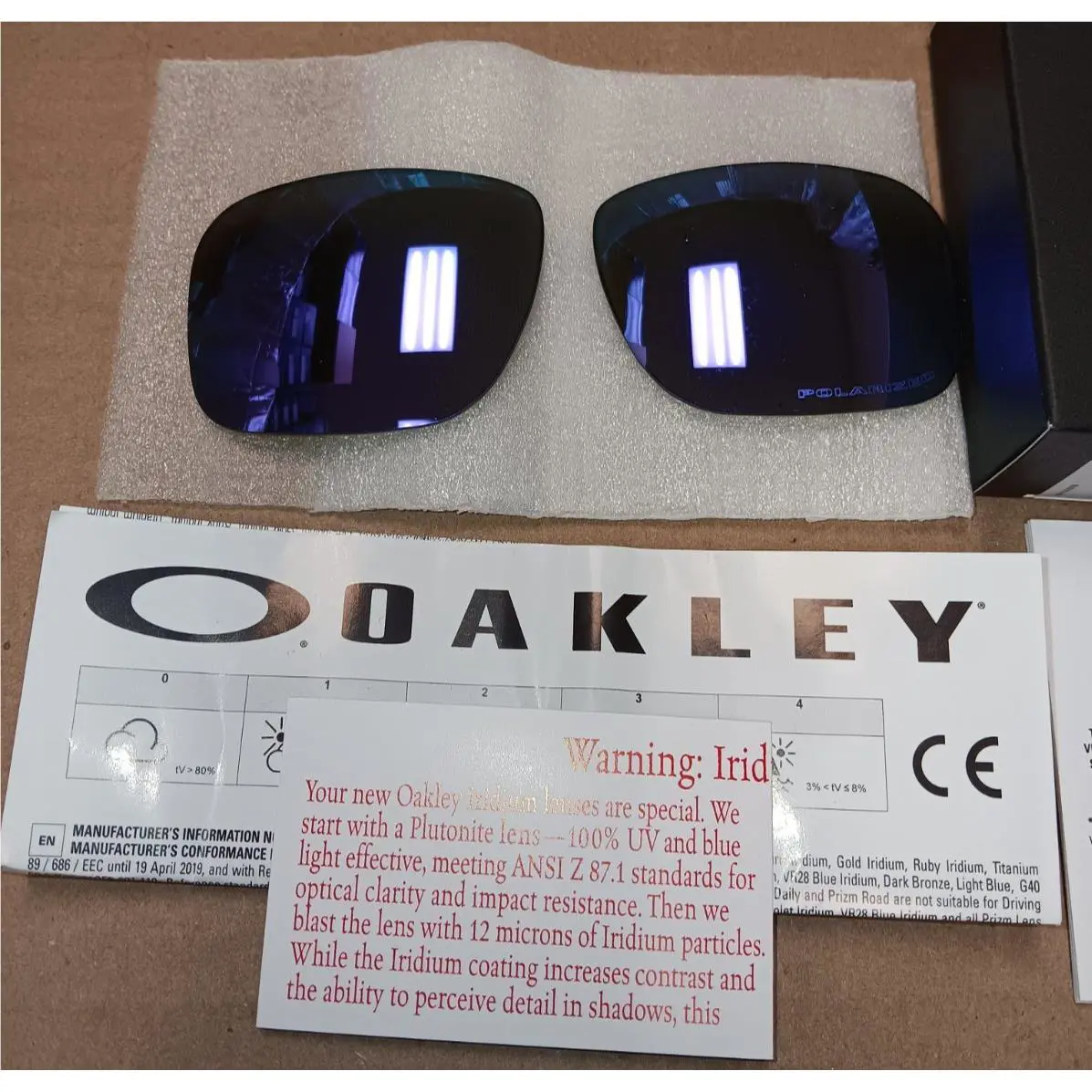 Oakley Holbrook Violet Iridium Polarized Lenses Sunglasses