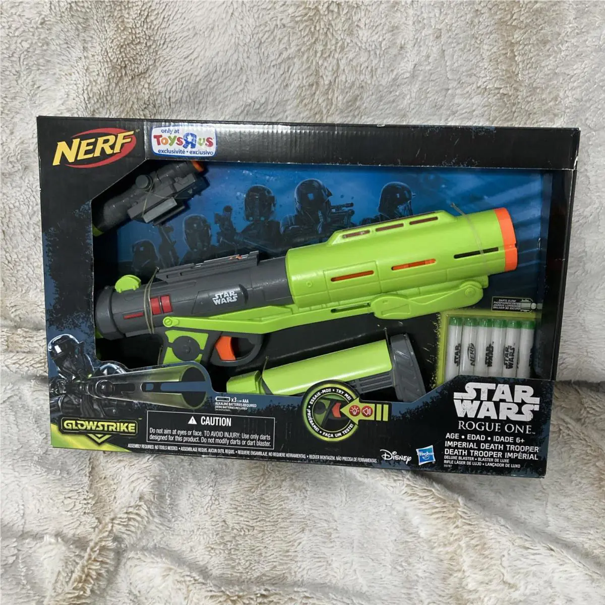 Nerf Star Wars Rogue One Imperial Death Trooper Deluxe Blaster Glowstrike