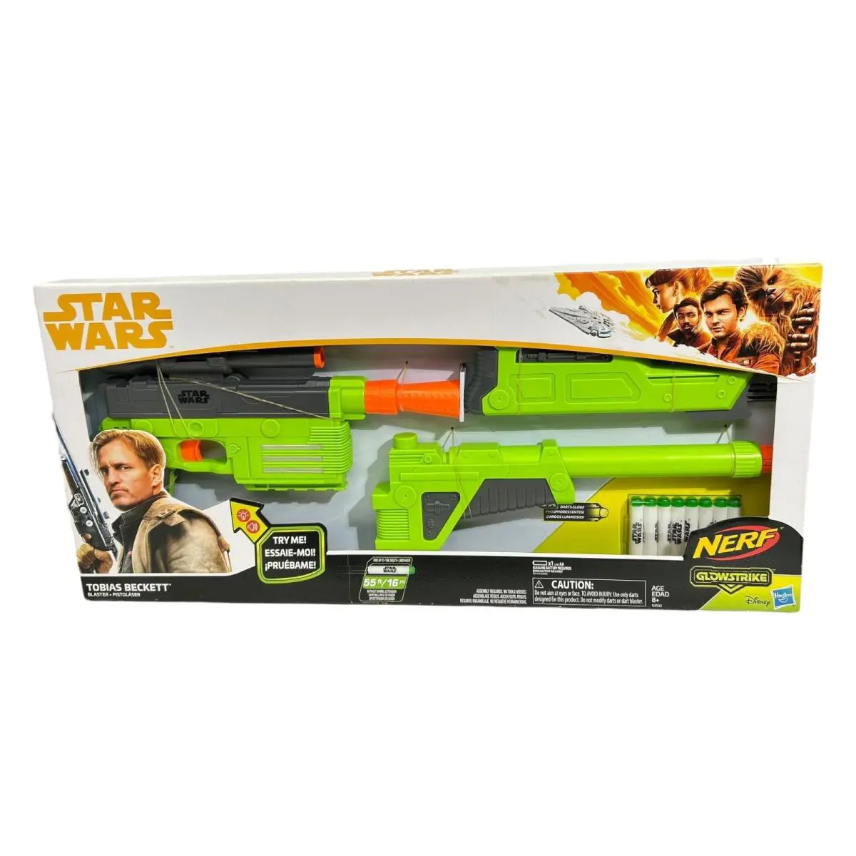 Star Wars Nerf Glowstrike Tobias Beckett Blaster Solo Movie 2017 Hsabro