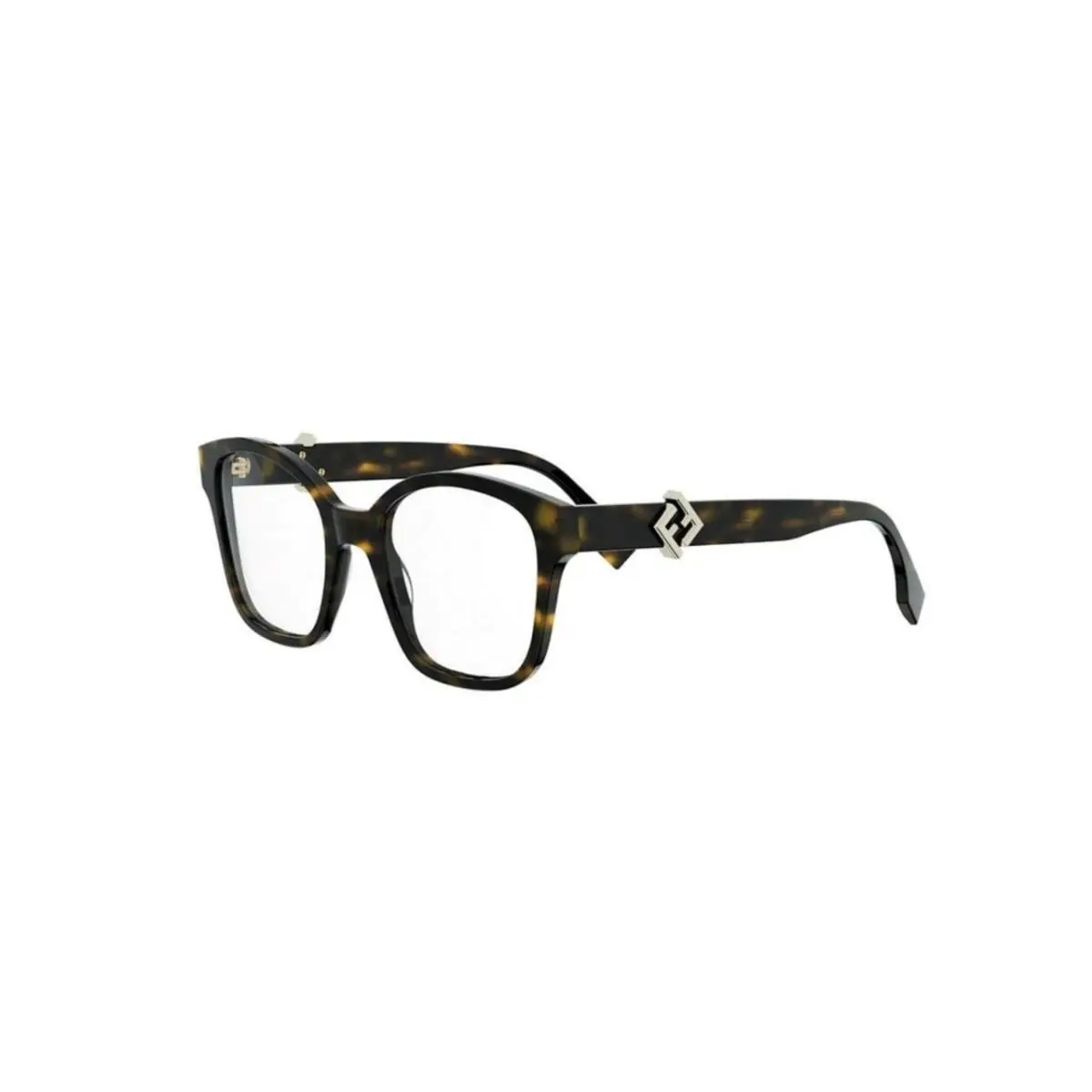 Fendi FE50135I 001 Diamonds Eyeglasses Color Black 52-20-145