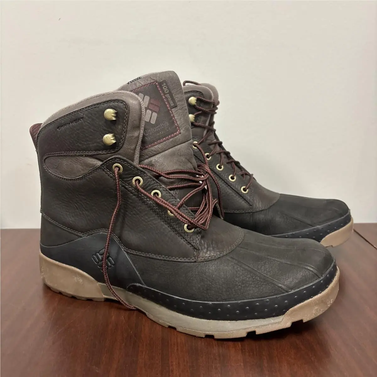 Columbia Men`s Bugaboot Omni-heat Waterproof Winter Snow Boot Size 14