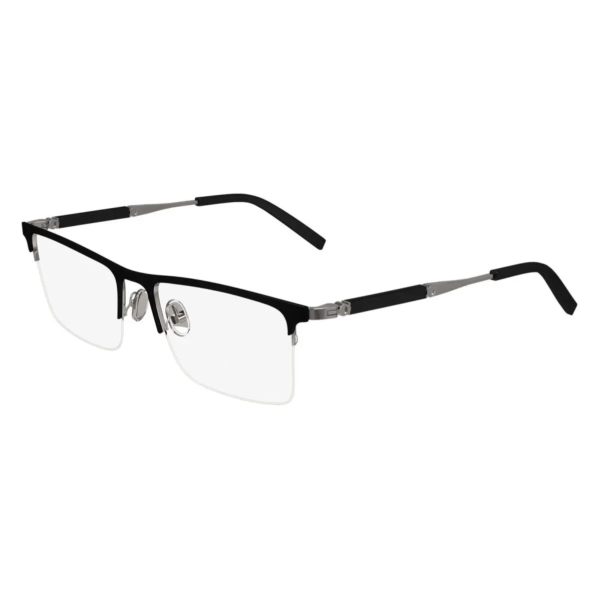 Ferragamo SF-2586 081 Black Light Ruthenium Titanium Eyeglasses 55/17/145