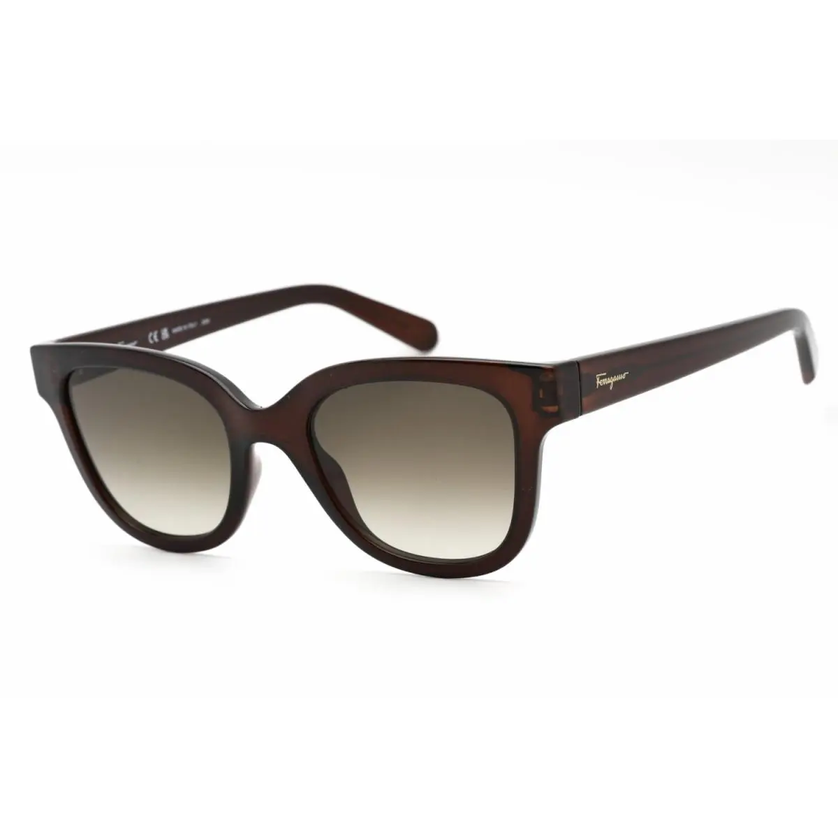 Salvatore Ferragamo SF1066S 210 Dark Crystal Brown / Grey Gradient 52-21-140