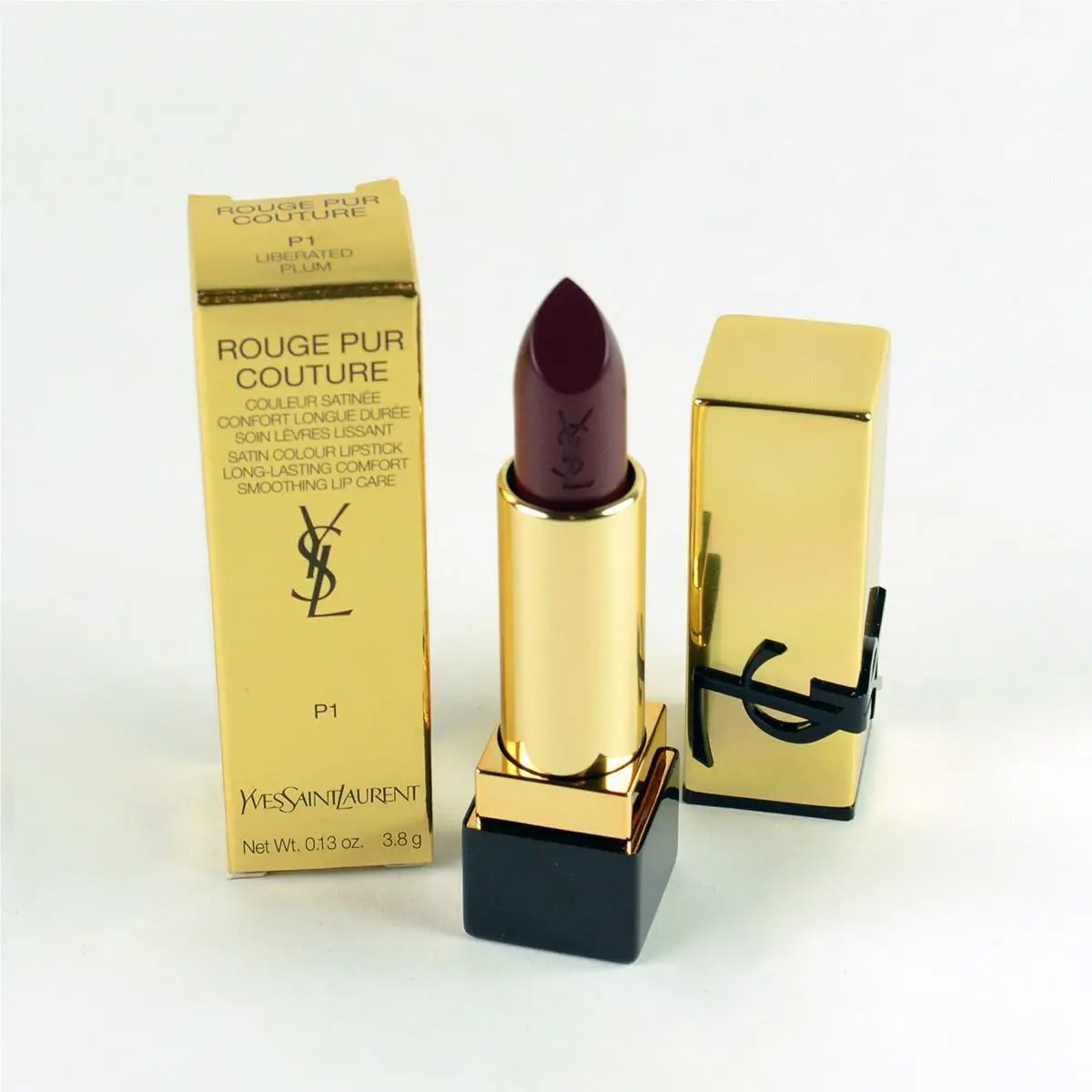 Yves Saint Laurent Rouge Pur Couture Lipstick P1 Liberated Plum - Size 3.8 g