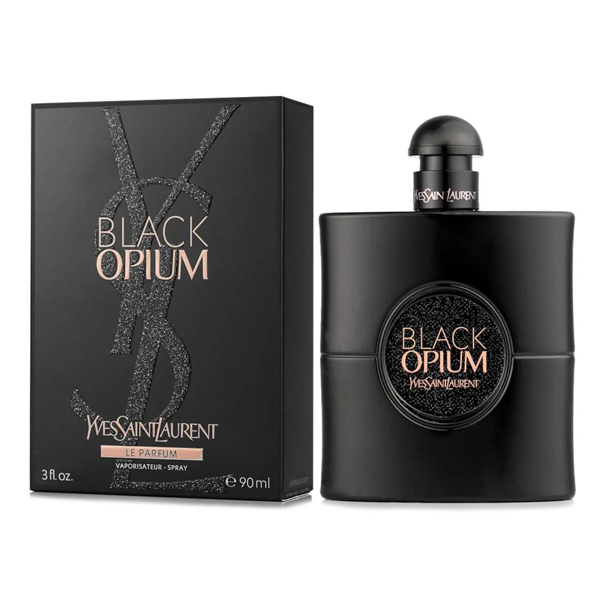 Yves Saint Laurent Ysl Black Opium Le Parfum Women`s Spray 3.0 oz - Seductive Luxurious - black, Ink: black