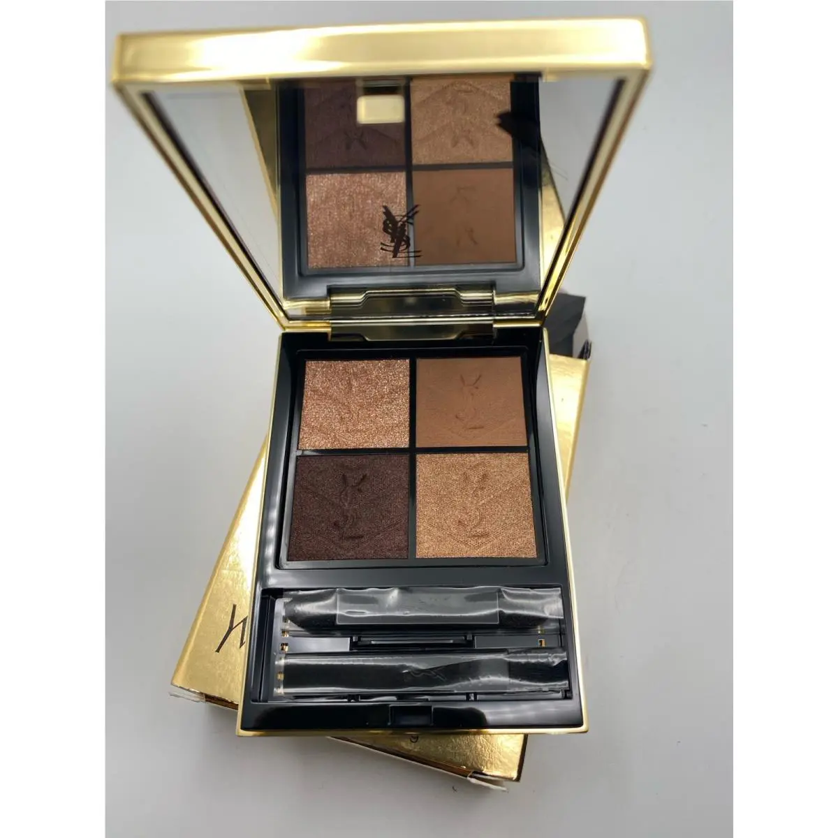 Yves Saint Laurent Couture Mini Clutch Eyeshadow Quad - 710 Over Brun