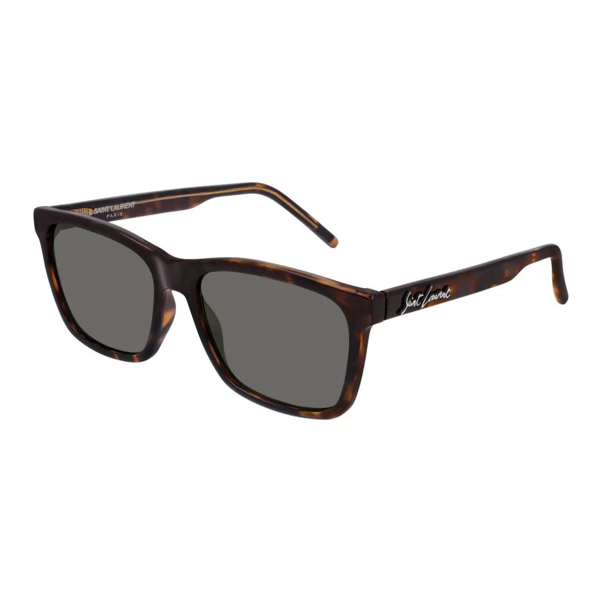 Saint Laurent SL318 Sunglasses Brown Havana Frame Grey Lenses 56mm