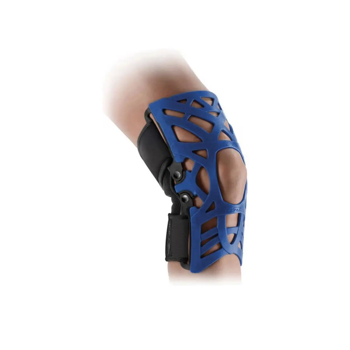 Donjoy Reaction Web Knee Support Brace w/ Compression Undersleeve: Blue XL/2XL