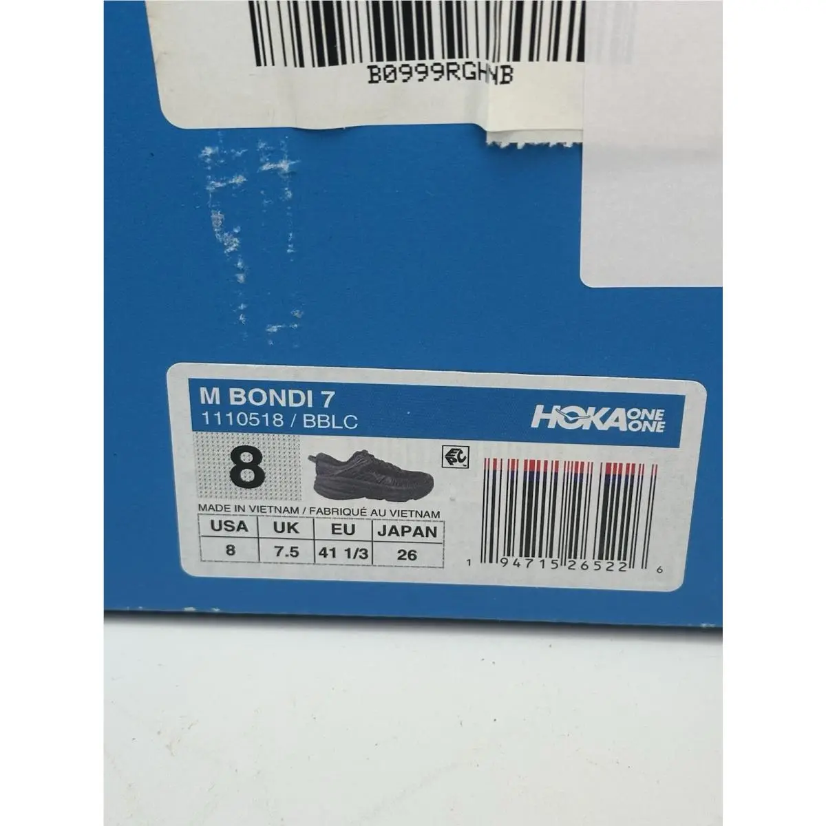 Hoka shoes - Hoka One One Bondi 7 - 1110518/BBLC - Black 5