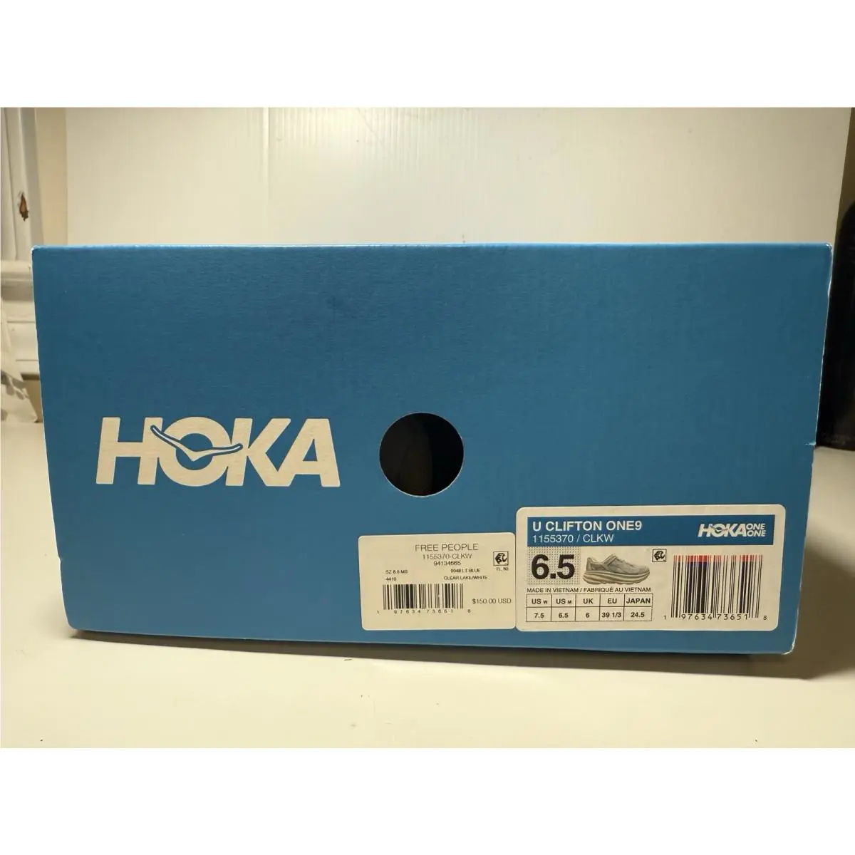 Hoka shoes - HOKA Clifton One9 Clear Lake - Blue 5