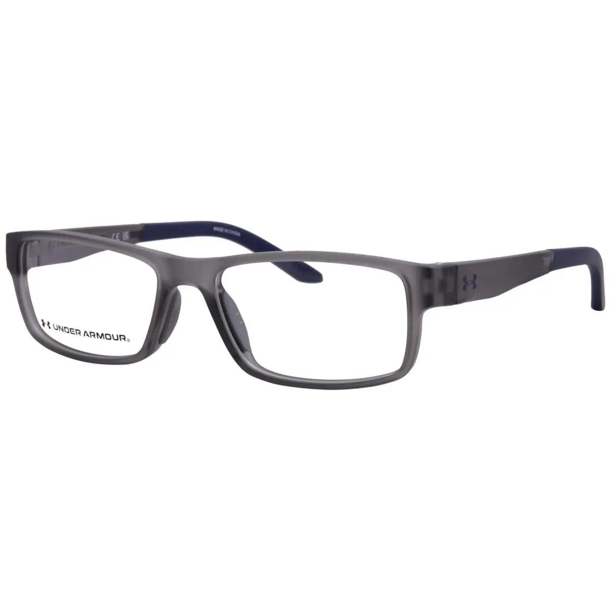UA-5053 Cbl Eyeglasses Frame Men`s Grey/crystal Full Rim 54mm by Under Armour