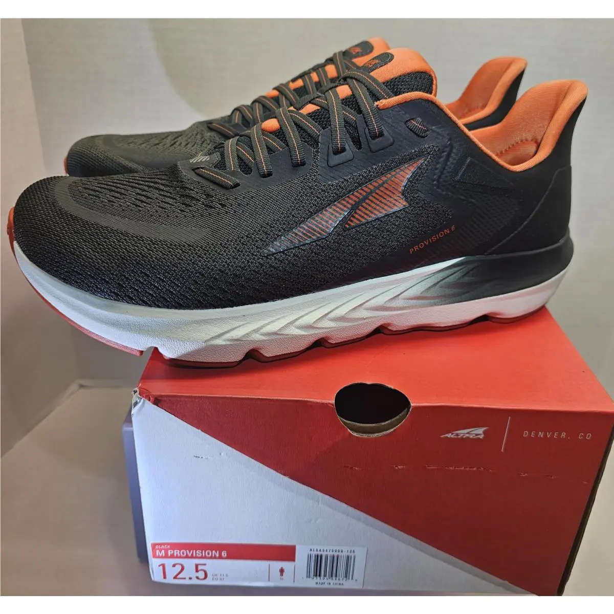 Altra shoes - Altra M Provision 6 - Provision - AL0A5475000 - Black/Grey/Burnt Orange 0