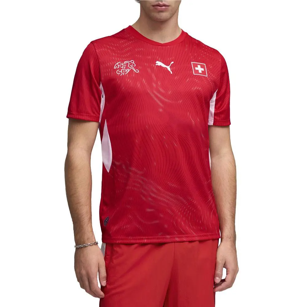 Puma clothing - PUMA Sfv Crew Neck Short Sleeve Home Soccer Jersey Replica - 78321801 - Red 1