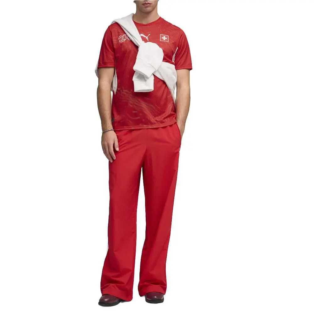 Puma clothing - PUMA Sfv Crew Neck Short Sleeve Home Soccer Jersey Replica - 78321801 - Red 3