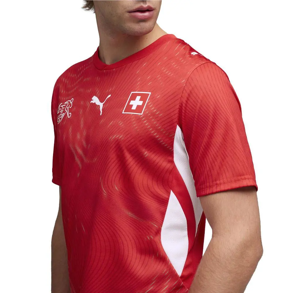 Puma clothing - PUMA Sfv Crew Neck Short Sleeve Home Soccer Jersey Replica - 78321801 - Red 4