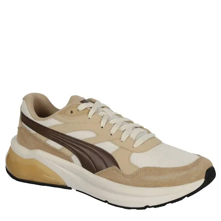 Seeker Men`s Retro Mesh Athletic Sport Running Shoes Sneakers Tan by Puma