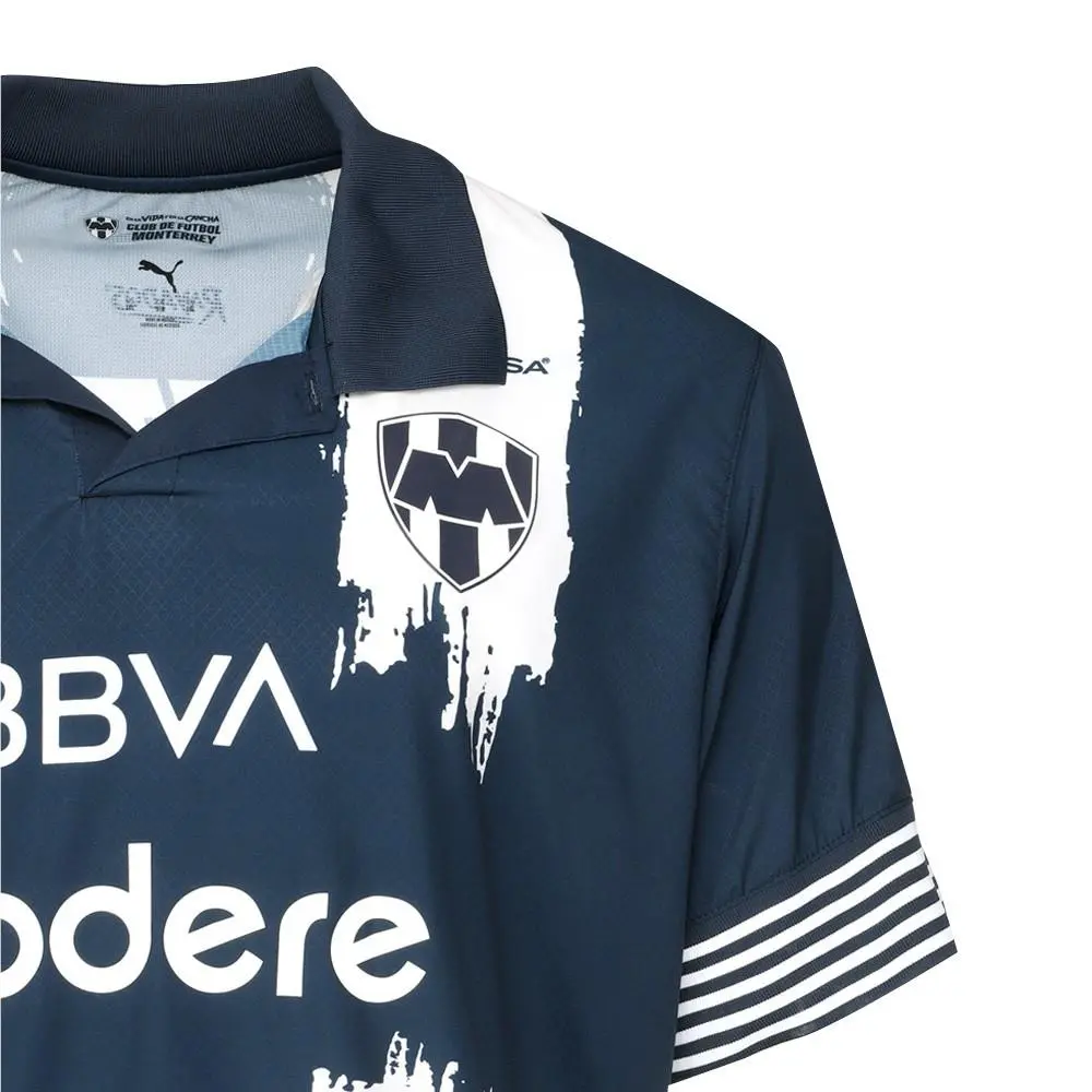 Puma clothing - PUMA Monterrey Leagues Cup Home 2526 Crew Neck Short Sleeve Repli - 70696601 - Blue 3