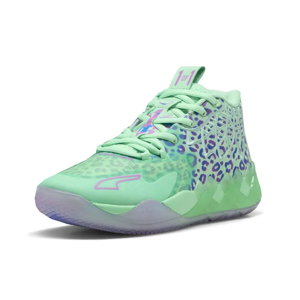 Puma shoes - PUMA  X Lamelo Ball Mb.01 Alien Safari Basketball - 31140101 - Green 0