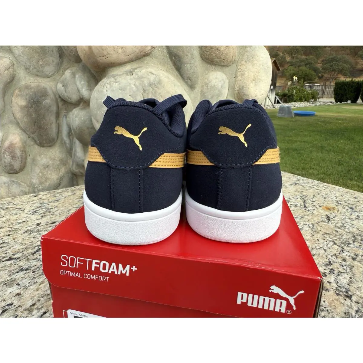 Puma shoes - PUMA Smash - Smash - Blue/Yellow 3