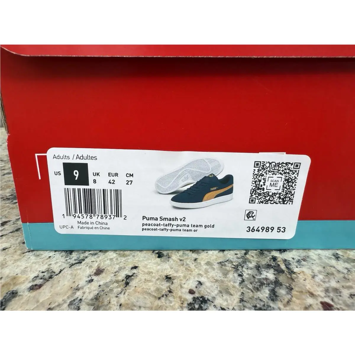 Puma shoes - PUMA Smash - Smash - Blue/Yellow 4