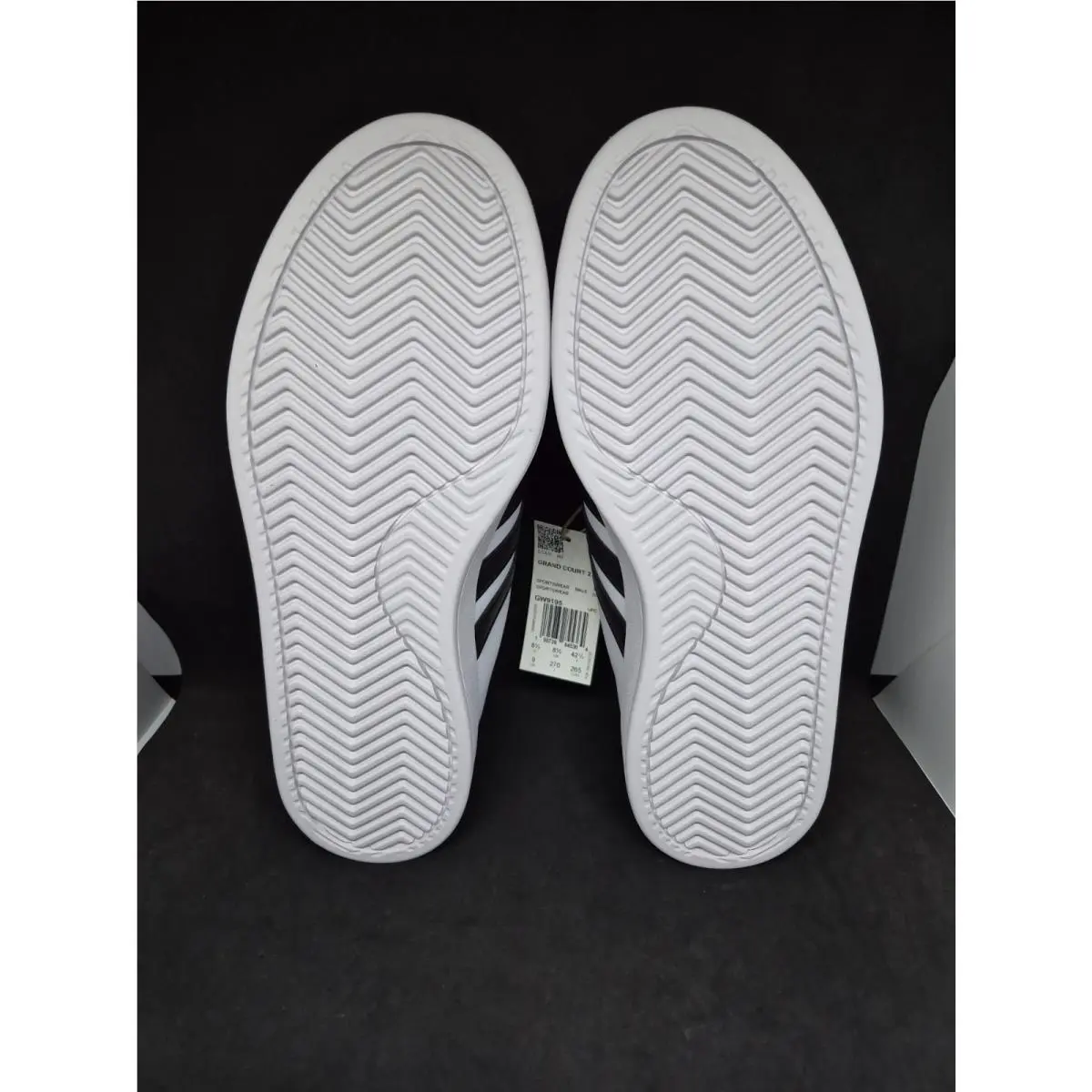 Adidas shoes - Grand Court 2.0 - Grand Court - GW9195 - White Black 11