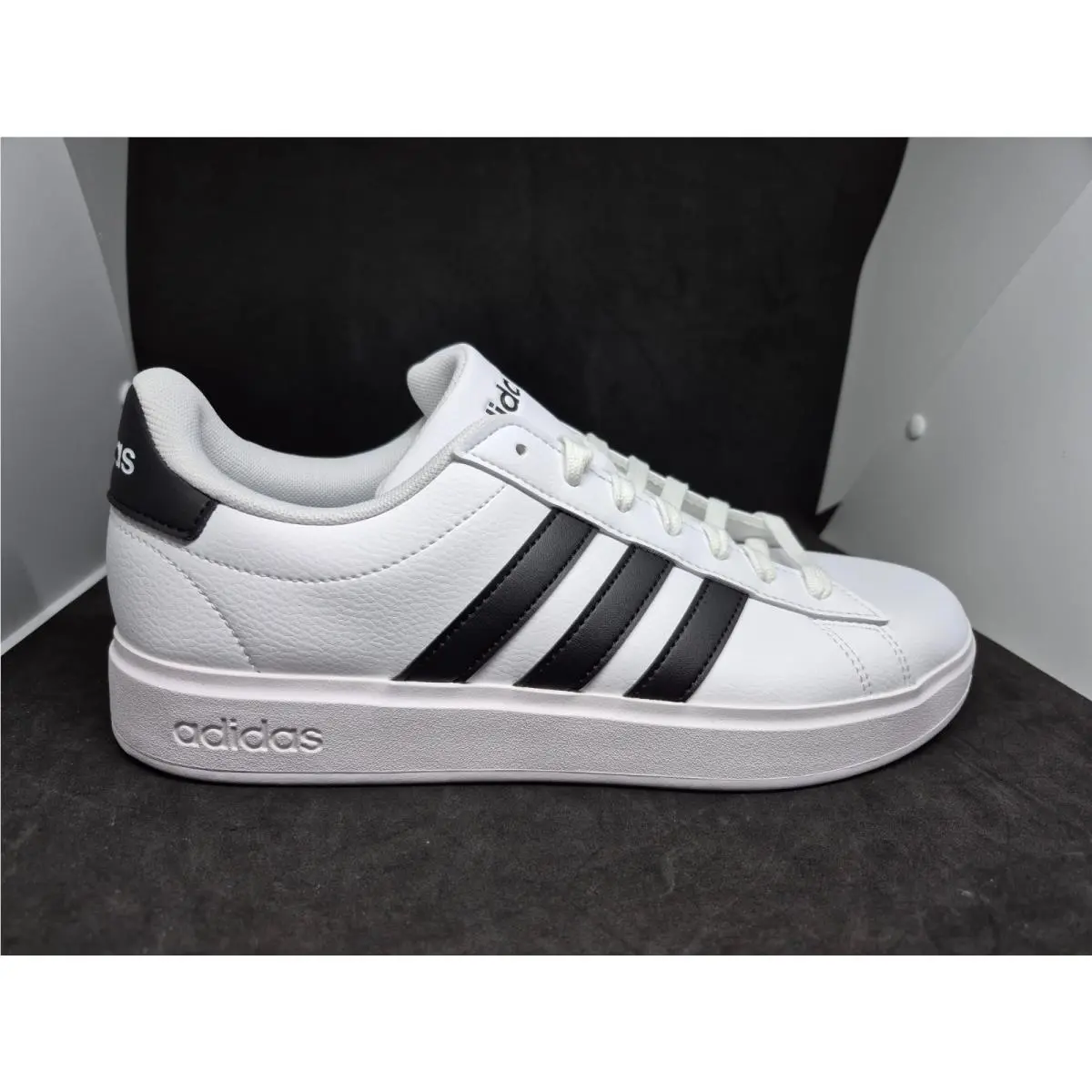Adidas shoes - Grand Court 2.0 - Grand Court - GW9195 - White Black 7