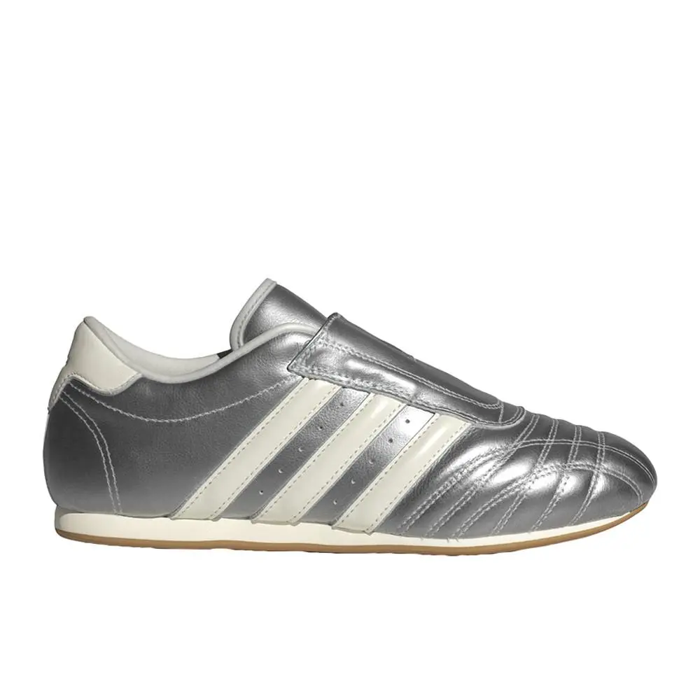 Adidas Taekwondo Slip On Womens Silver Sneakers Casual Shoes JS4023 - Silver
