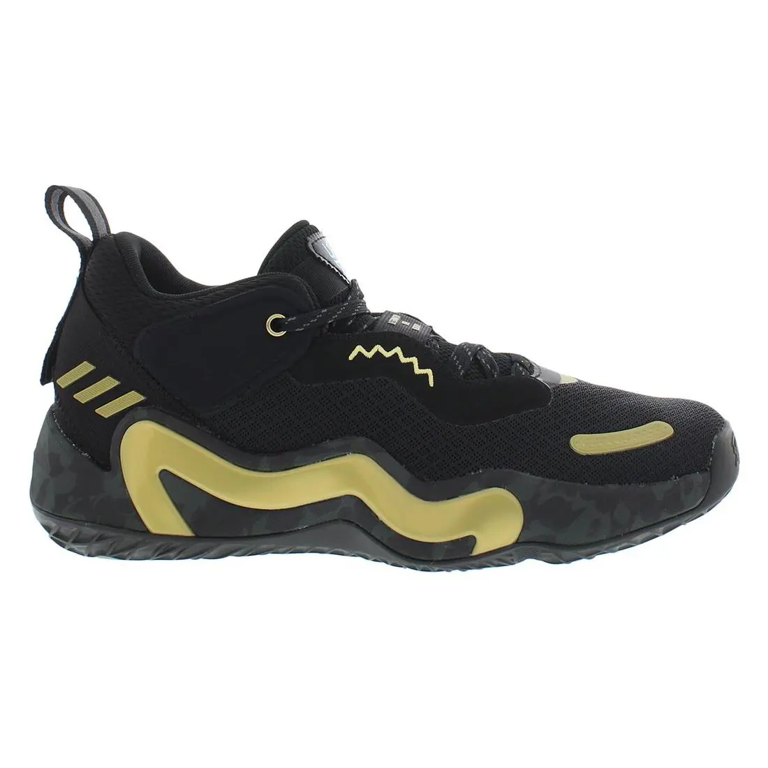 Adidas D.o.n. Issue 3 Gca Unisex Shoes - Black/Gold, Main: Black