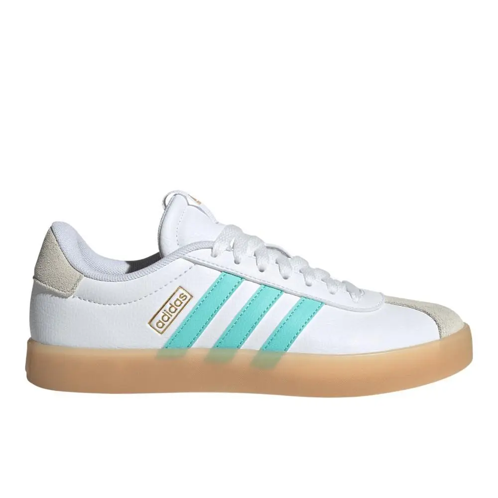 Adidas Vl Court 3.0 Lace Up Womens White Sneakers Casual Shoes JQ7253