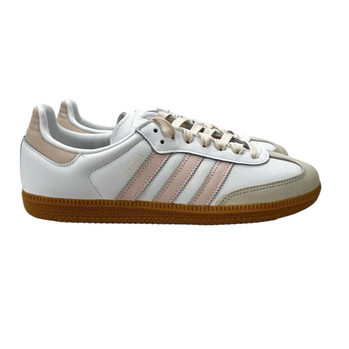 Adidas Samba OG Cloud White Wonder Quartz Gum Shoes JS1351 Women`s Sizes 6.5 - 9