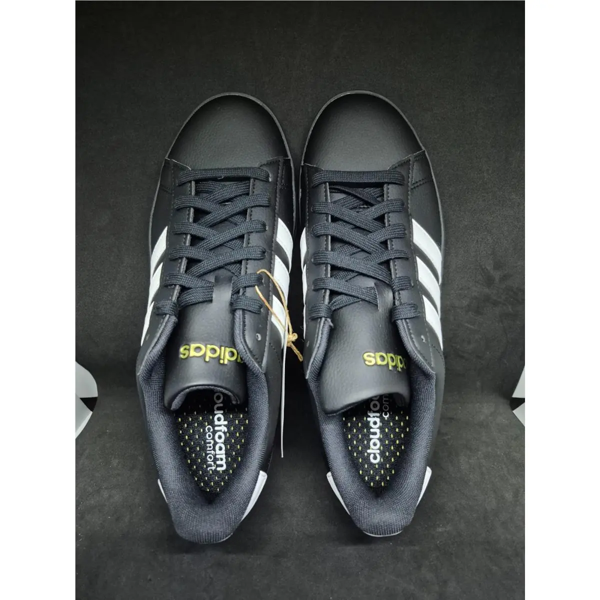 Adidas shoes - Grand Court 2.0 - Grand Court - JR0546 - Black White Gold Metallic 4