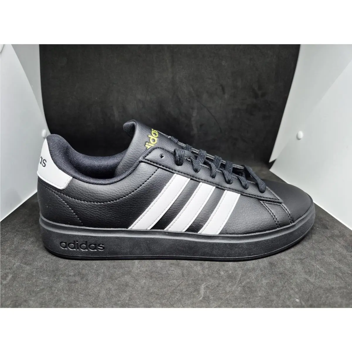 Adidas shoes - Grand Court 2.0 - Grand Court - JR0546 - Black White Gold Metallic 11